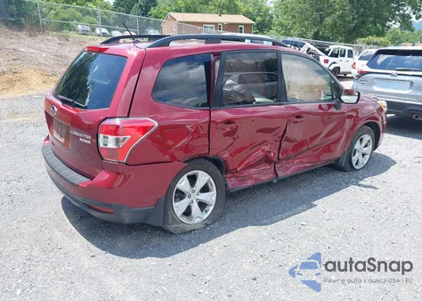 2015 Subaru Forester 2.5I Premium из США, поврежденный, VIN JF2SJADC0FH832319